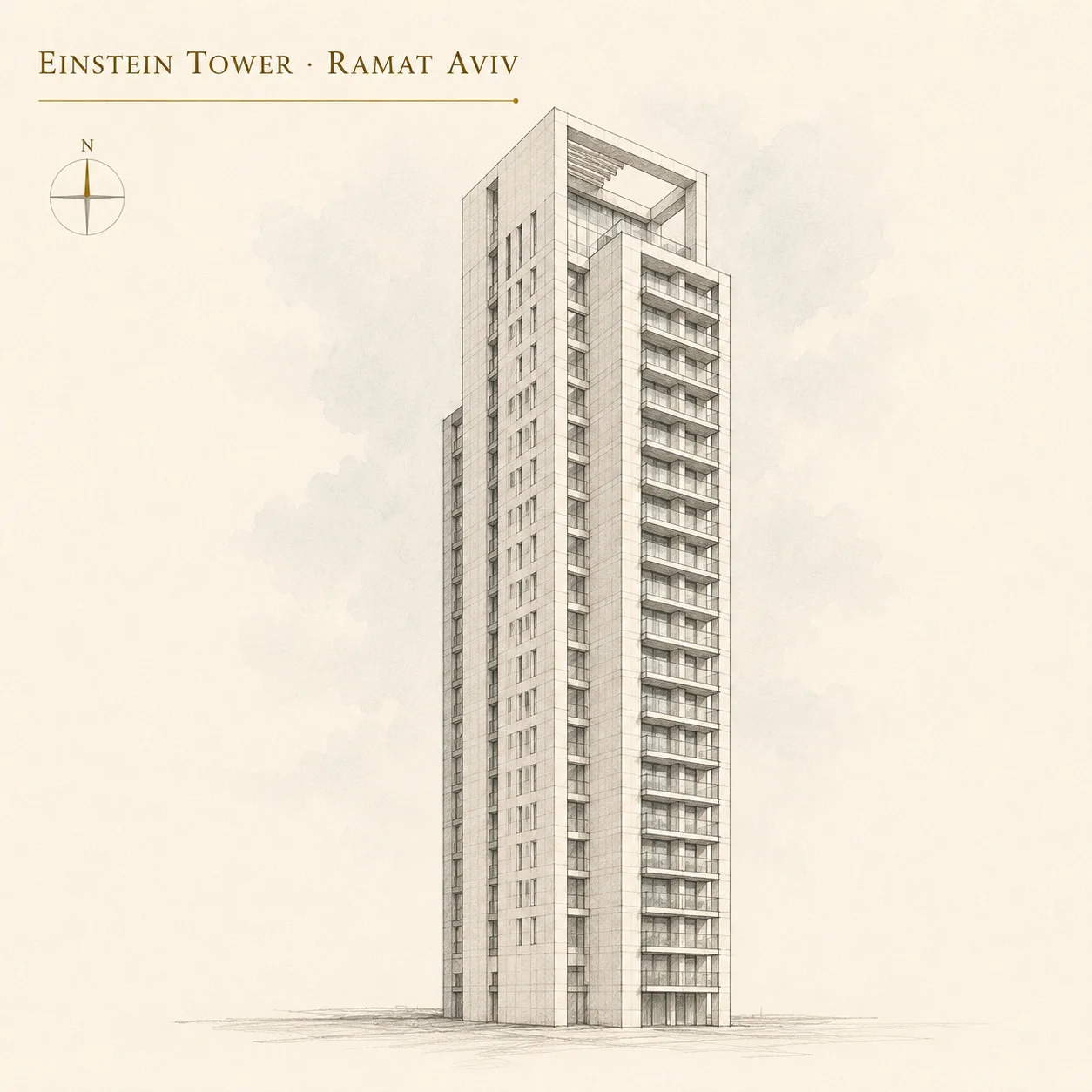 EINSTEIN TOWER רמת אביב - פרויקט מגורים של קבוצת חג׳ג׳