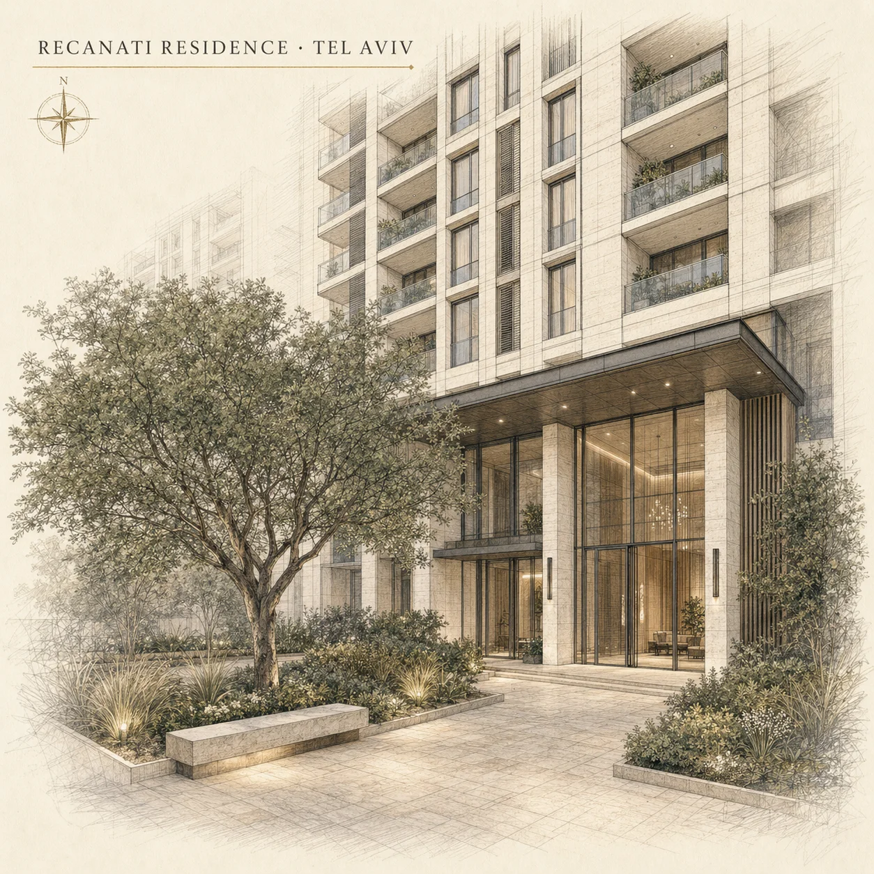 RECANATI RESIDENCE נווה אביבים - פרויקט של אשדר